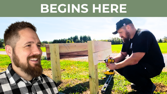 Starting Our Farm Market & One Room Schoolhouse | Welcome Sign Install